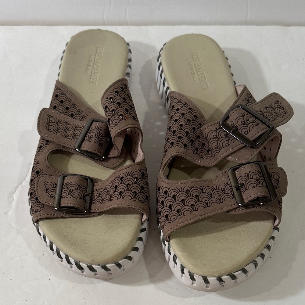 Ilse Jacobsen Tulip sandal in color Falcon.  Sz 38. EUC